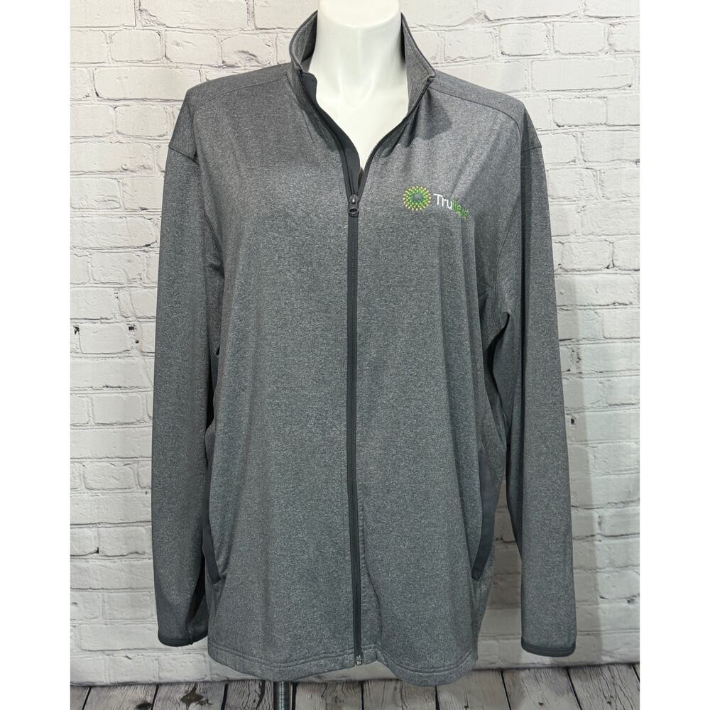 Sport-Tek Trulieve Gray Full-Zip Performance Jacket (Size 3XL)